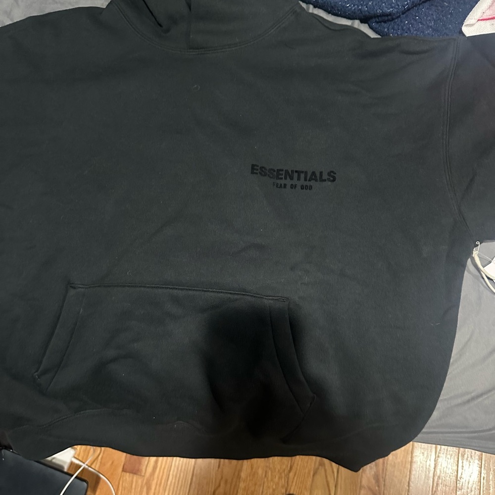 Essentials Black Hoodie